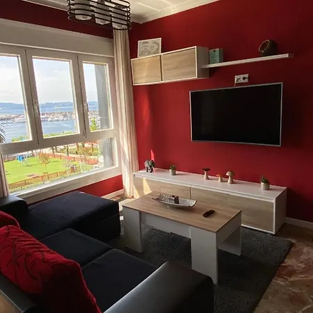 Apto. Sanxenxo-playa شقة *